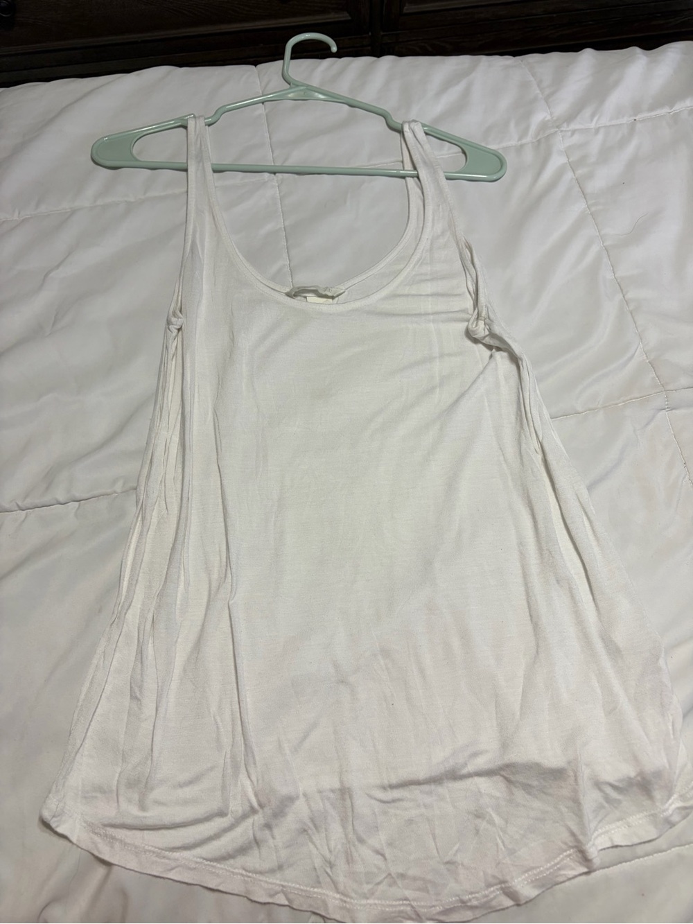H&M White Scoop Neck Tank
